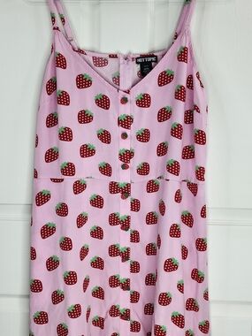 Hot Topic Pink Strawberry Sundress, Size 2X, Super Cute & Coquette!